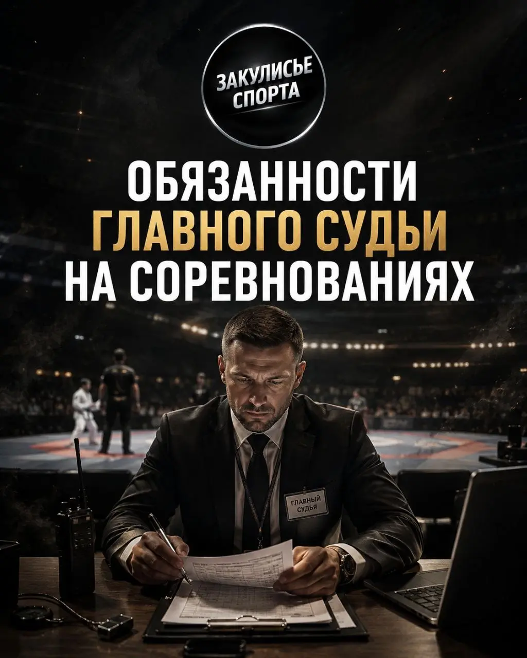 ОБЯЗАННОСТИ ГЛАВНОГО СУДЬИ НА СОРЕВНОВАНИЯХ ⚖️
📌Главный судья отвечает за спортивную часть соревнований | Сетка — социальная сеть от hh.ru