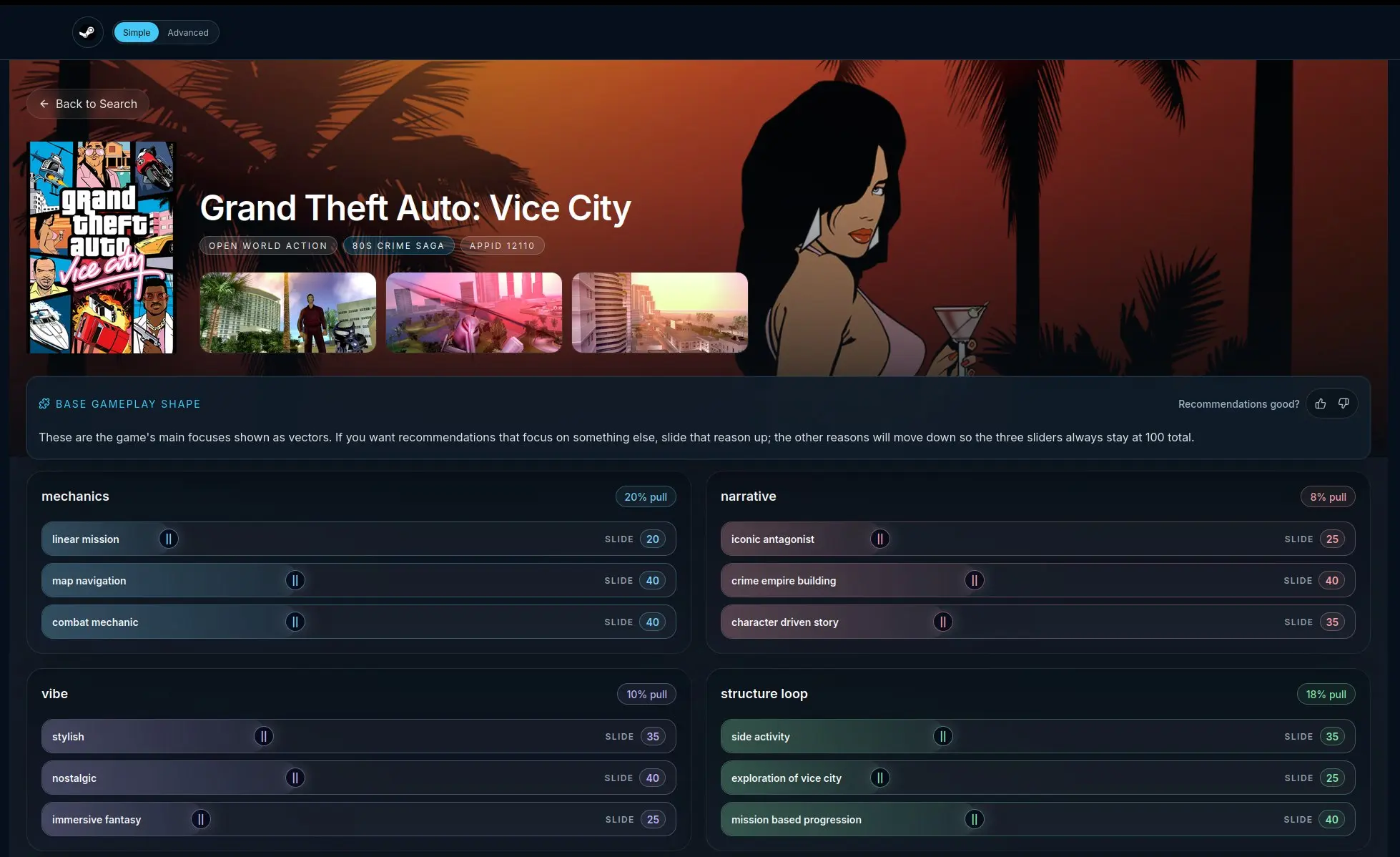 NextSteamGame
Это проект, предлагающий систему рекомендаций для игр в Steam, основанную на анализе их семантической идентичности, а не только на пересечении предпочтений игроков | Сетка — социальная сеть от hh.ru