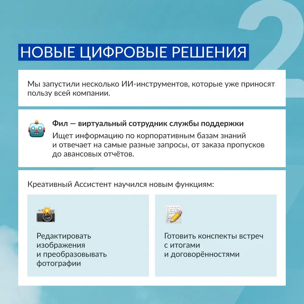 Провели лето с пользой: наши ИИ-инструменты стали умнее, а команда — сильнее 🤖
В июне мы рассказывали о программе Digital Summer, которая помогает сотрудникам освоить искусственный интеллект и встроит... | Сетка — социальная сеть от hh.ru
