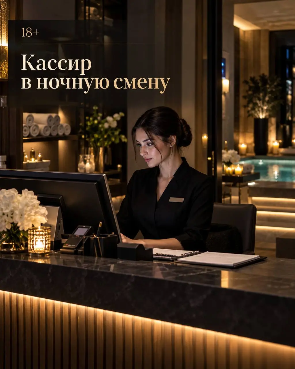 КАССИР В НОЧНУЮ СМЕНУ
От 180 000₽
Премиальный спа-салон
• Москва
• Розничная торговля
• @hryana2
Полное описание вакансии размещено в Телеграм и Макс. Переходите по ссылке в закрепленном сообщении | Сетка — социальная сеть от hh.ru