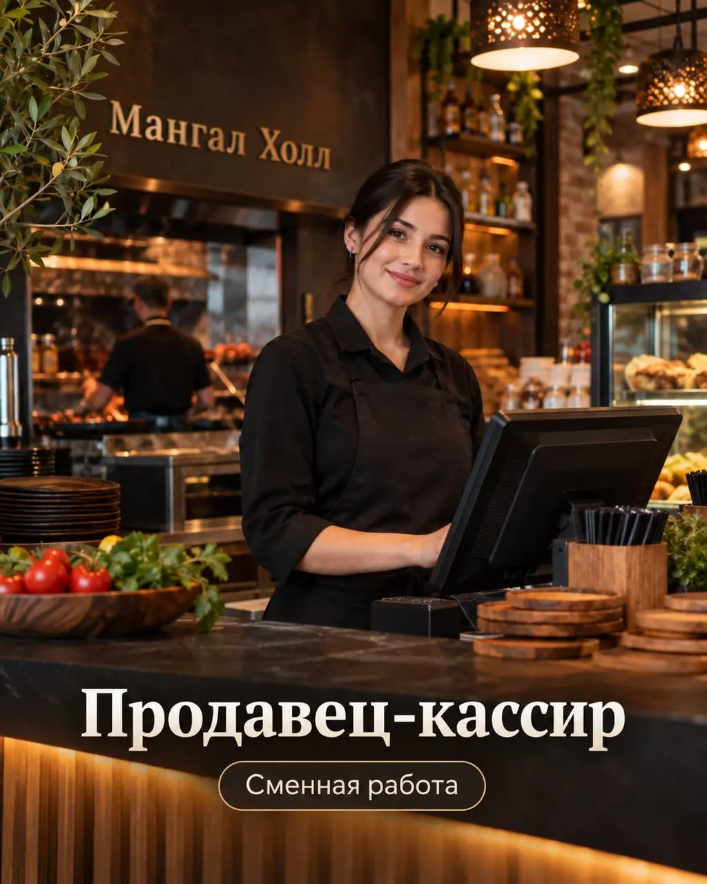 ПРОДАВЕЦ-КАССИР
От 5 000₽/смена
Мангал холл
• Москва, Большая Спасская 8ст1а
• Рестораны/Кафе
• +79880078675
Полное описание вакансии размещено в Телеграм и Макс | Сетка — социальная сеть от hh.ru