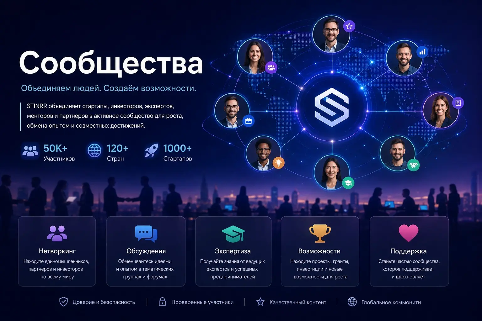 СТИНРР - больше, чем социальная сеть для стартап сообщества. | Сетка — социальная сеть от hh.ru