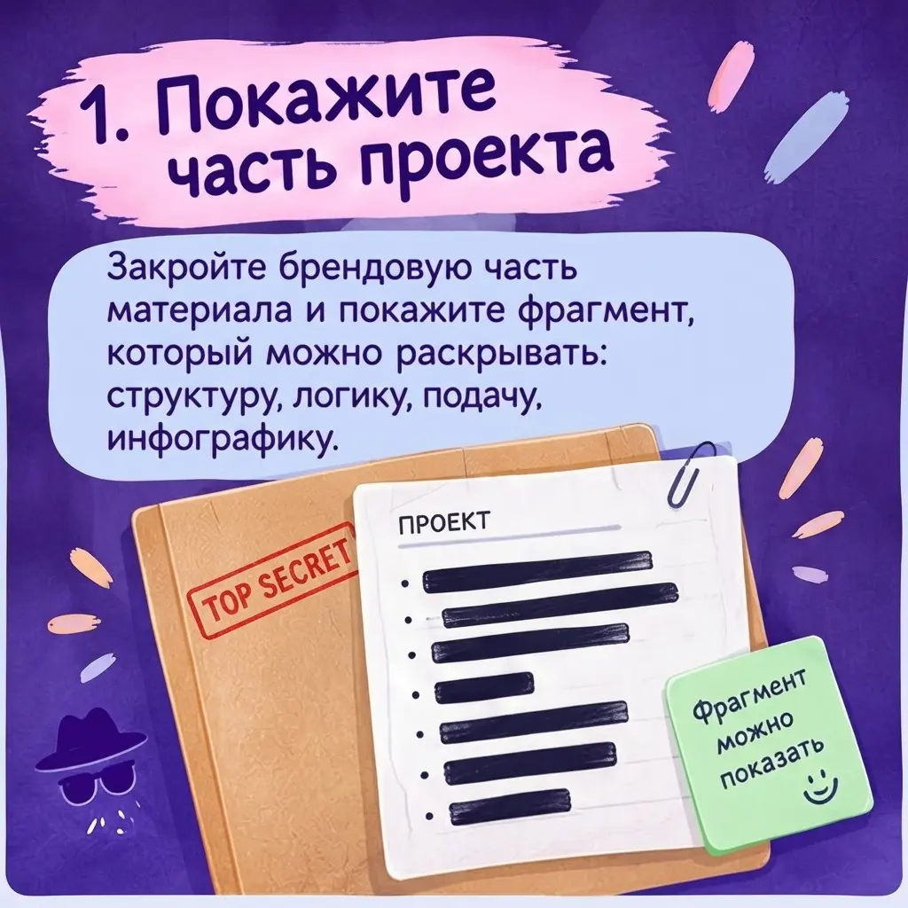 Что показать клиенту в качестве портфолио, если все под NDA? | Сетка — социальная сеть от hh.ru