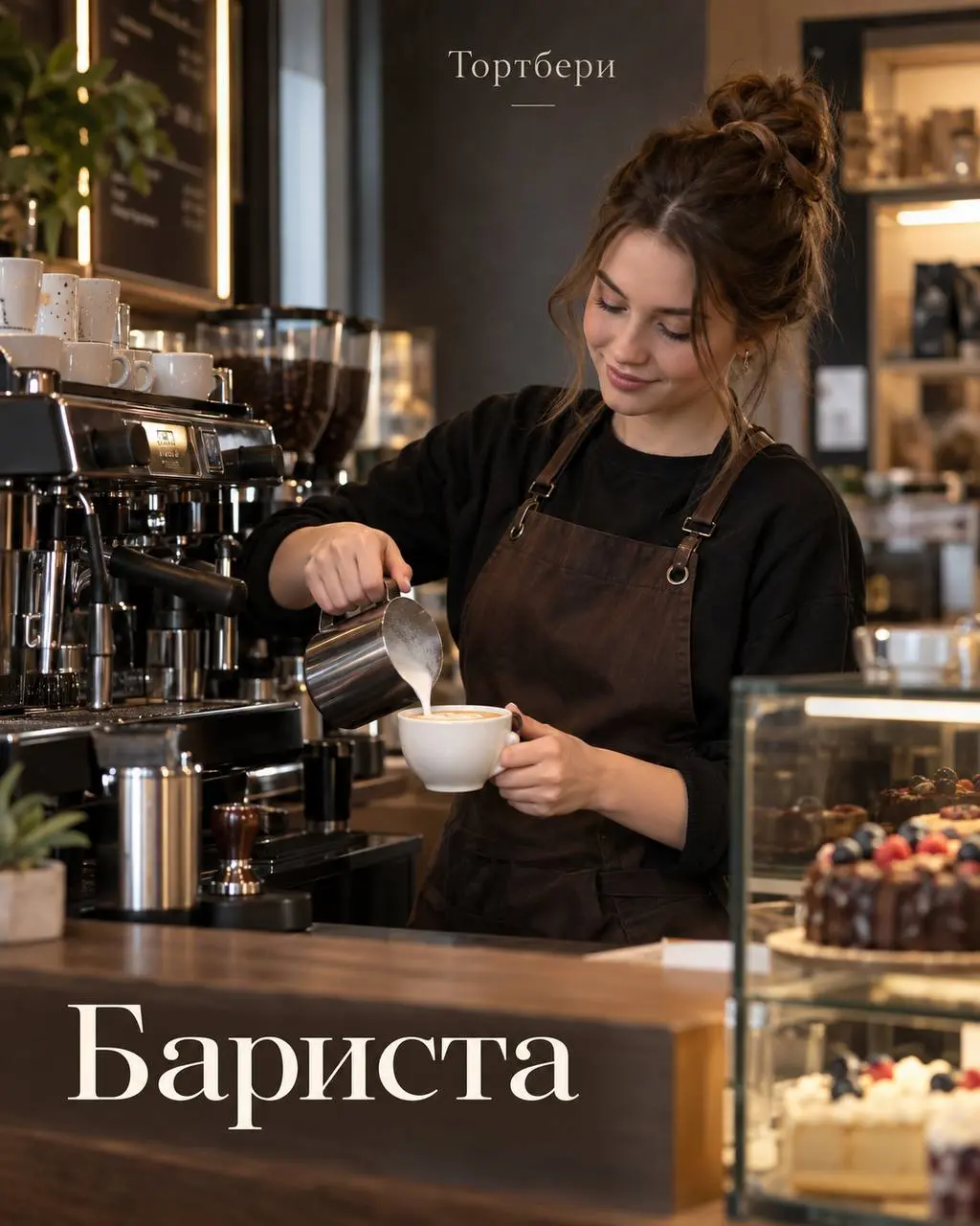 БАРИСТА
350₽/ч - 400₽/ч
Кофейня-кондитерская «Тортбери»
• Москва, Более 13 точек на юге Москвы, подберут ближайшую
• Рестораны/Кафе
• +79051168908
Полное описание вакансии размещено в Телеграм и Макс | Сетка — социальная сеть от hh.ru