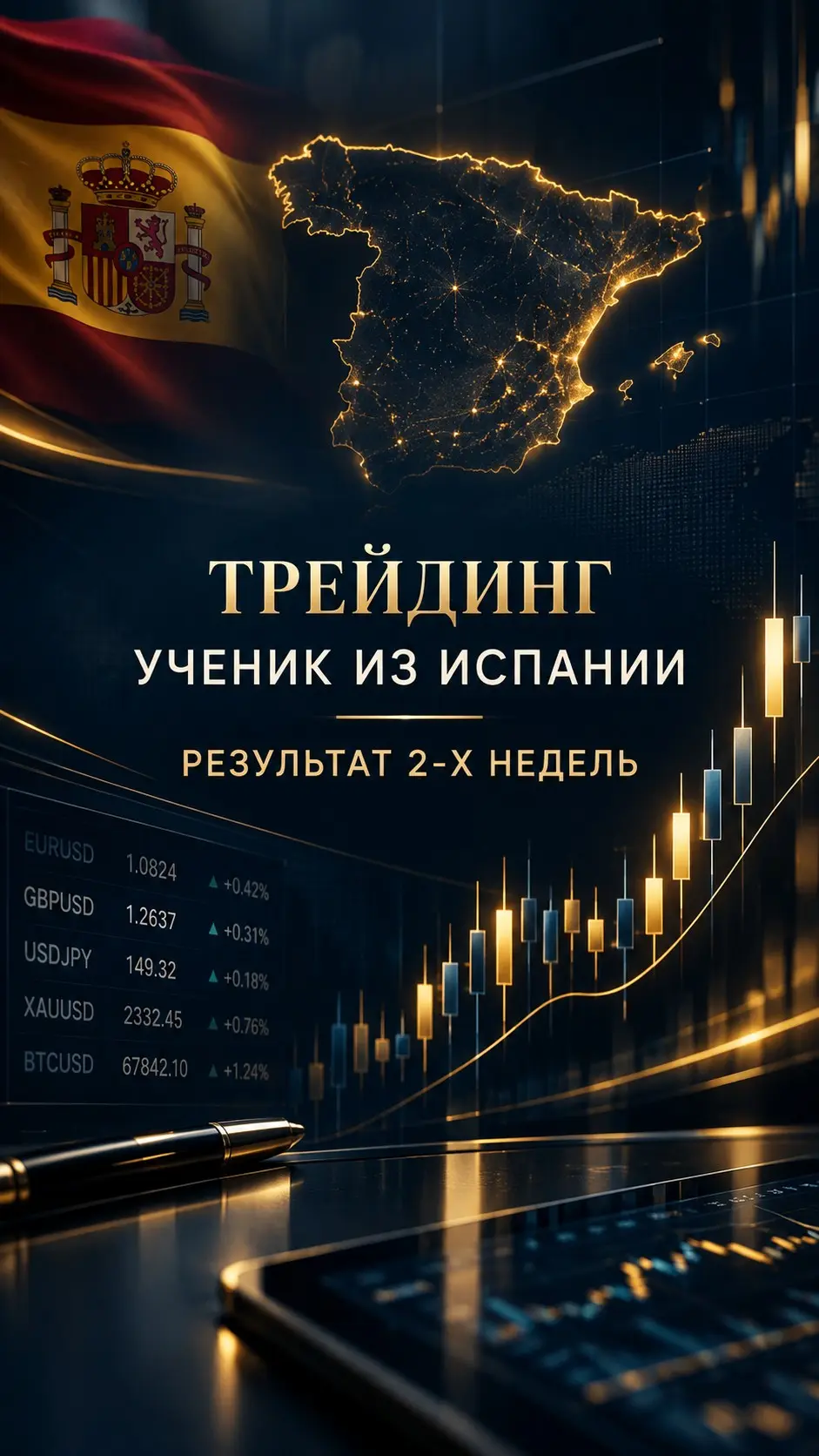 Трейдинг. Ученик из Испании. Ещё две недели. | Сетка — социальная сеть от hh.ru