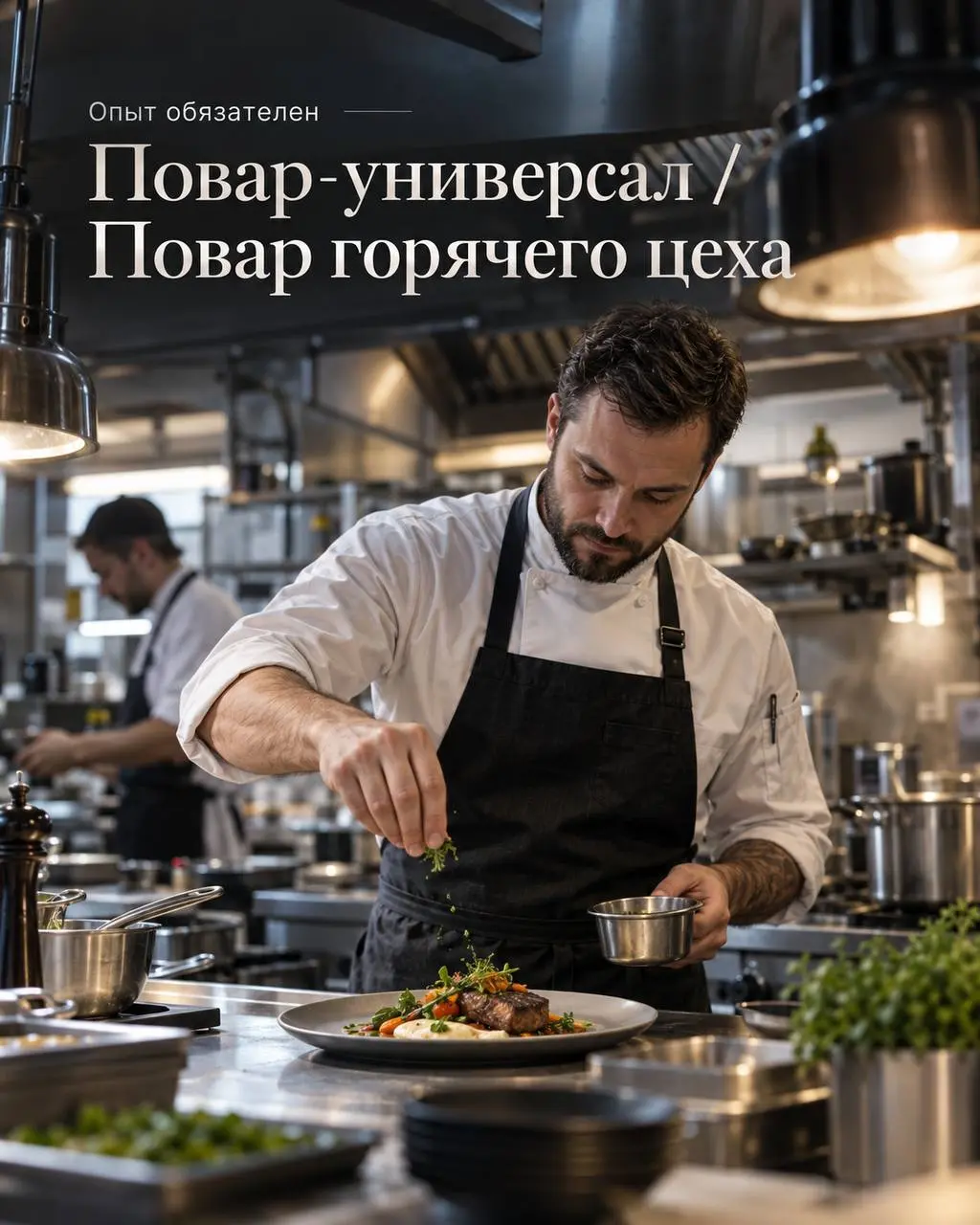 ПОВАР-УНИВЕРСАЛ / ПОВАР ГОРЯЧЕГО ЦЕХА
От 6 500₽/смена
Прямой работодатель
• Москва
• Рестораны/Кафе
• +79250001228
Полное описание вакансии размещено в Телеграм и Макс | Сетка — социальная сеть от hh.ru
