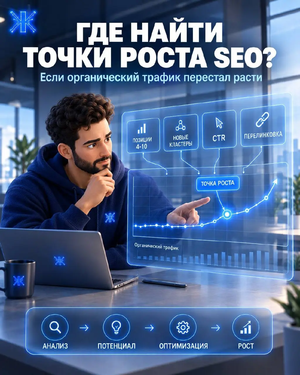 ⚡️⚡️⚡️ Трафик перестал расти. Где искать точки роста в SEO?
Самая опасная ситуация в SEO - не когда трафик падает.А когда он месяцами стоит примерно на одном уровне.
Позиции вроде есть | Сетка — социальная сеть от hh.ru