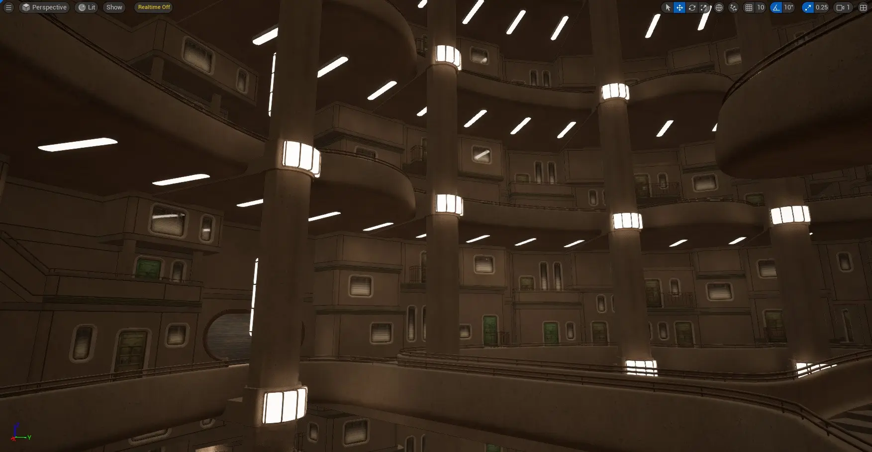 SILO-77 (персональный проект для PC по мотивам сериала SILO от Apple TV). Unreal Engine 5. Work In Progress (прототипирование, проверка размеров/масштабов/коллизий и т.п.) | Сетка — социальная сеть от hh.ru