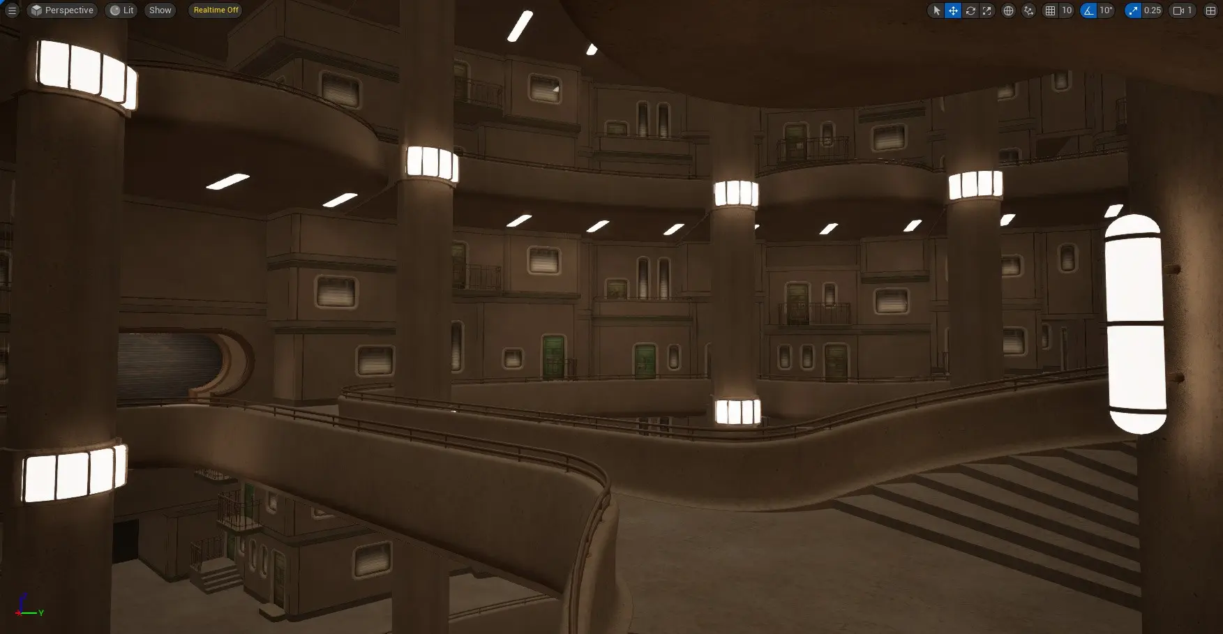 SILO-77 (персональный проект для PC по мотивам сериала SILO от Apple TV). Unreal Engine 5. Work In Progress (прототипирование, проверка размеров/масштабов/коллизий и т.п.) | Сетка — социальная сеть от hh.ru