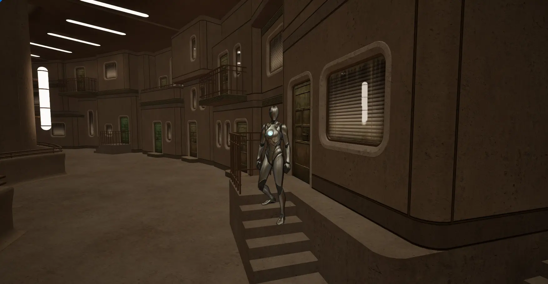 SILO-77 (персональный проект для PC по мотивам сериала SILO от Apple TV). Unreal Engine 5. Work In Progress (прототипирование, проверка размеров/масштабов/коллизий и т.п.) | Сетка — социальная сеть от hh.ru