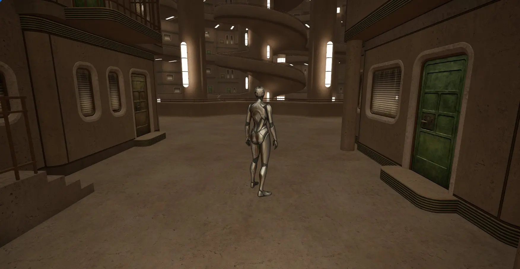 SILO-77 (персональный проект для PC по мотивам сериала SILO от Apple TV). Unreal Engine 5. Work In Progress (прототипирование, проверка размеров/масштабов/коллизий и т.п.) | Сетка — социальная сеть от hh.ru