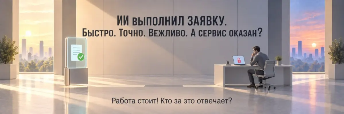 ИИ выполнил заявку. Быстро. Точно. Вежливо. А сервис оказан? | Сетка — социальная сеть от hh.ru