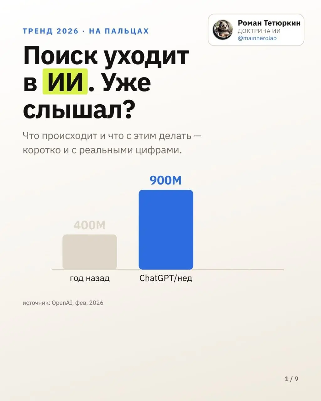 В запрещённой соцсети уже продают продвижение( jev)в ответах ИИ как «новую поисковую оптимизацию».
Я полез в цифры: что действительно изменилось и не пора ли хоронить Google | Сетка — социальная сеть от hh.ru