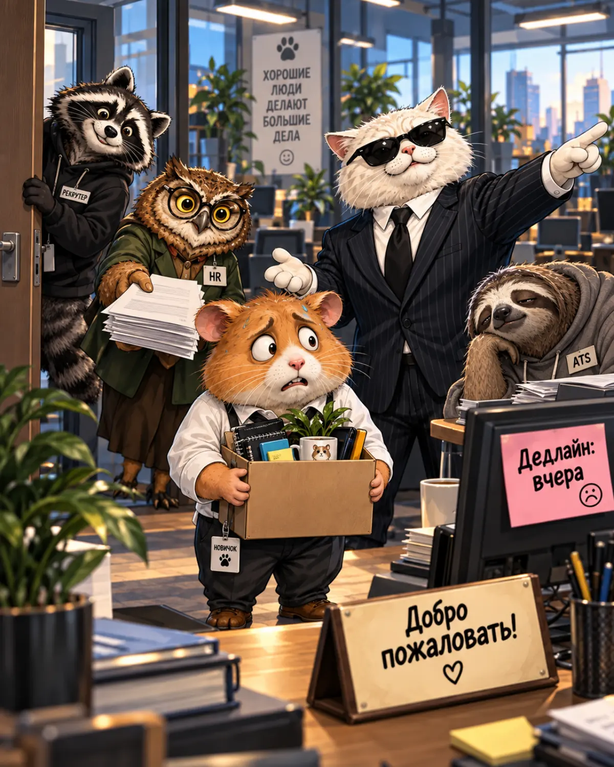 Первый рабочий день. От вакансии к реальности. | Сетка — социальная сеть от hh.ru