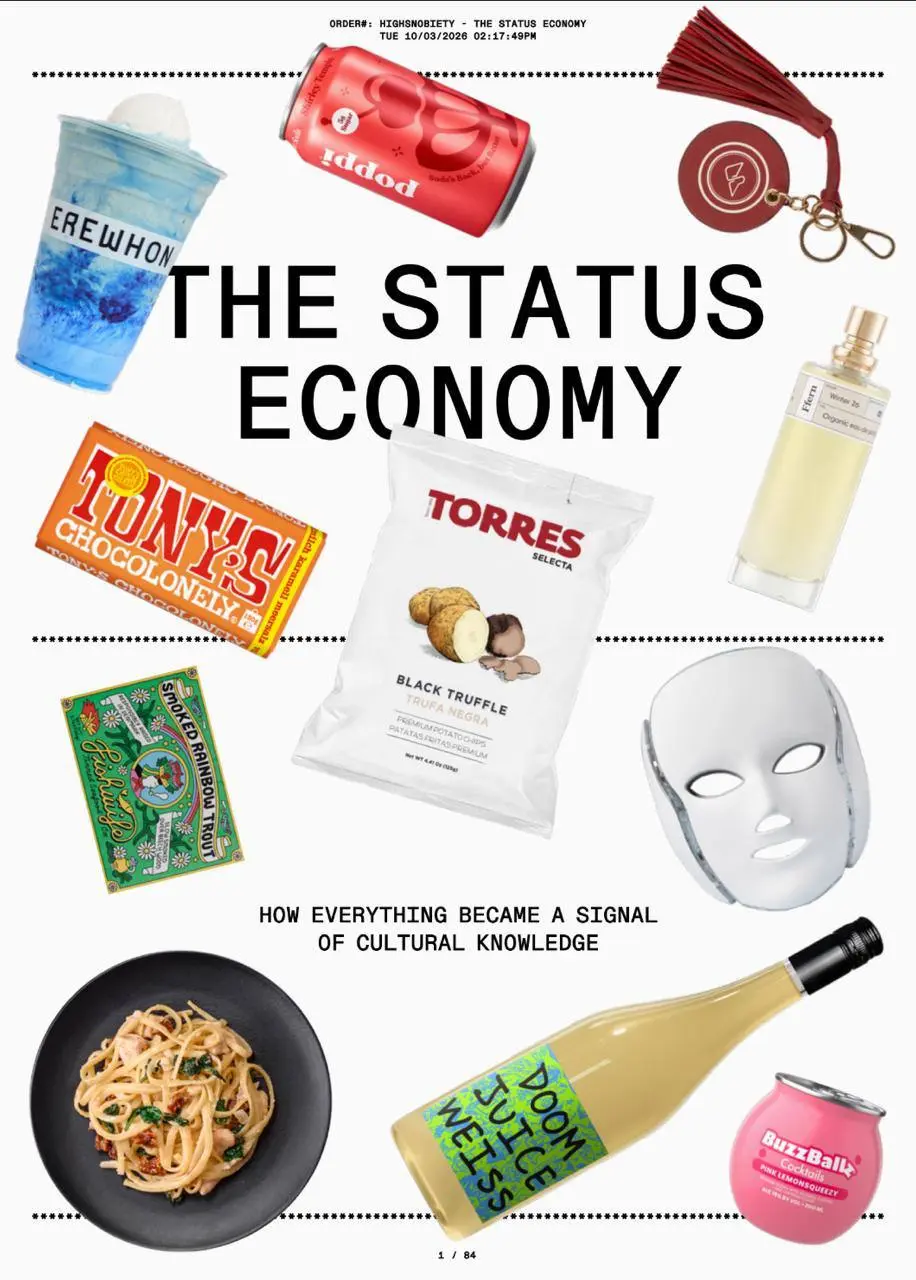 Everything is a signal: почему все зумеры нишевые
Highsnobiety выпустили серию исследований The Status Economy о том, как у Gen Z и миллениалов меняется понимание статуса и культурного капитала | Сетка — социальная сеть от hh.ru