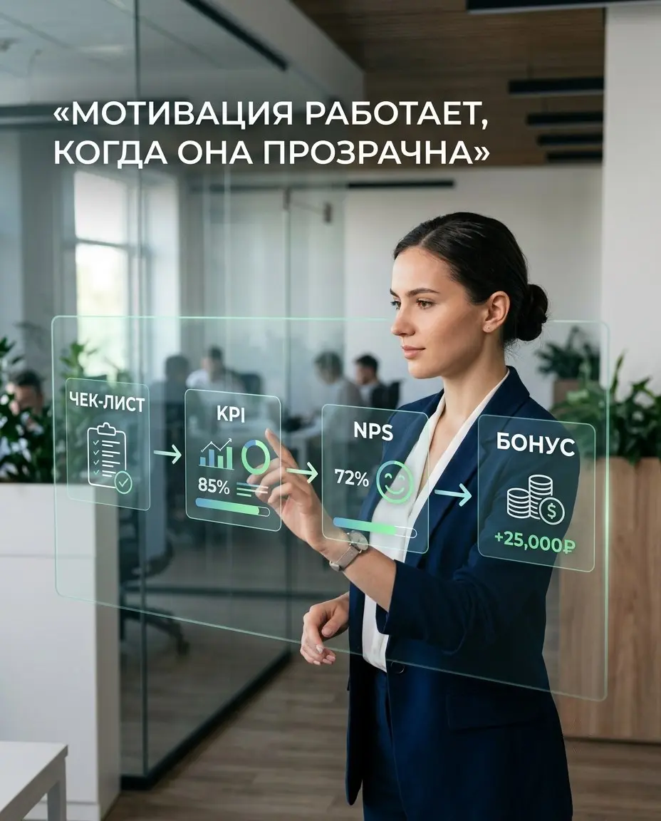 Мотивация работает, когда она прозрачна
Во многих компаниях мотивация до сих пор звучит так:
«Ну, старайтесь лучше».
Проблема в том, что это не мотивация. Это абстракция | Сетка — социальная сеть от hh.ru