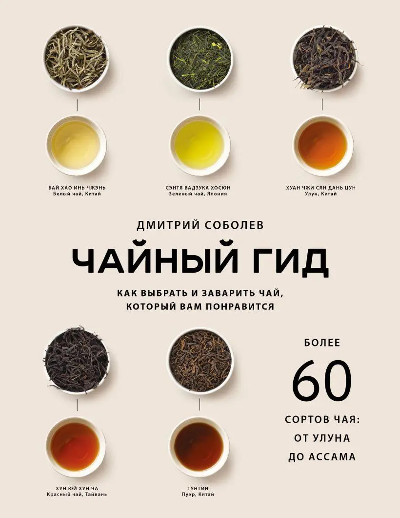 В издательстве «Эксмо» вышла книга Дмитрия Соболева «Чайный гид. Как выбрать и заварить чай, который вам понравится. Более 60 сортов чая: от улуна до ассама» | Сетка — социальная сеть от hh.ru