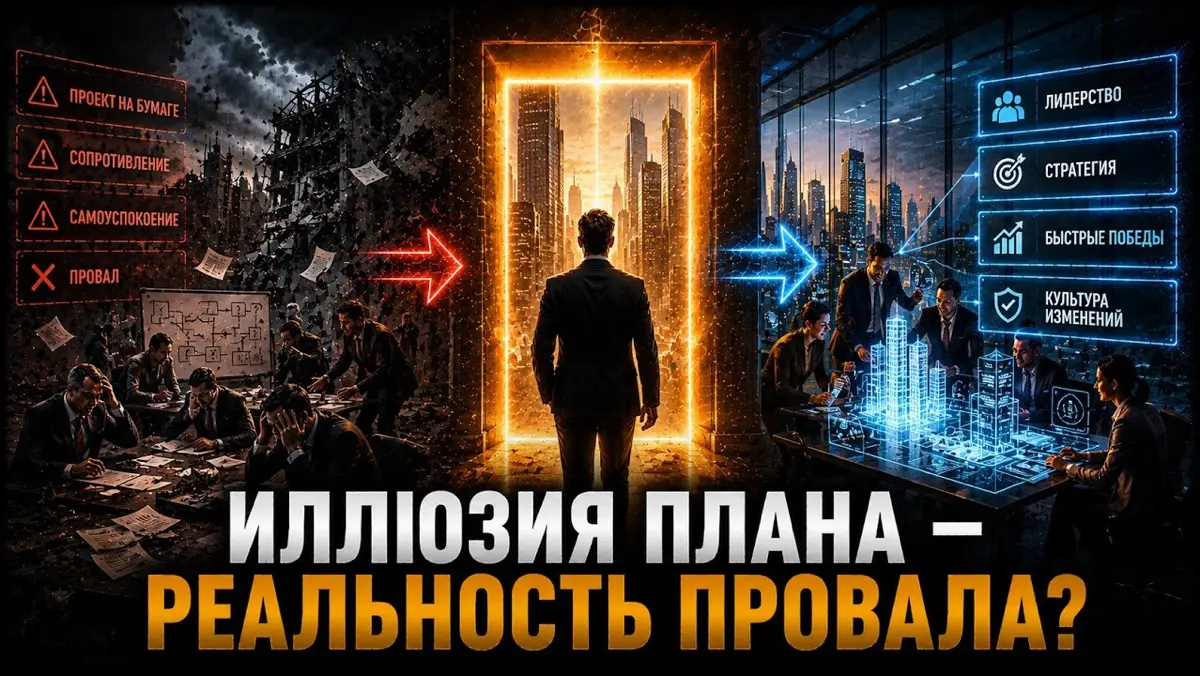 Ловушка архитектурной иллюзии: Почему идеальные IT-проекты проваливаются?
Когда изменения буксуют, естественная реакция организации — усилить контроль.
Добавить отчеты | Сетка — социальная сеть от hh.ru