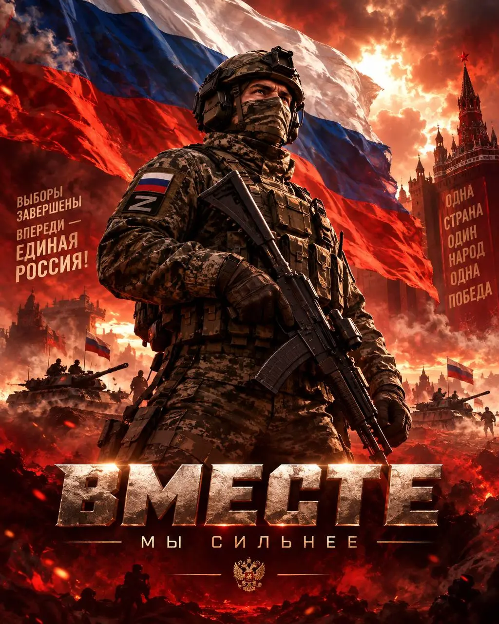 🫡 Это победа для каждого!
🎉 Всех поздравляю с окончанием выборов! Это был настоящий экзамен на стойкость — и мы его выдержали!
🇷🇺 Россияне вновь твёрдо подтвердили: национальные интересы России для на... | Сетка — социальная сеть от hh.ru