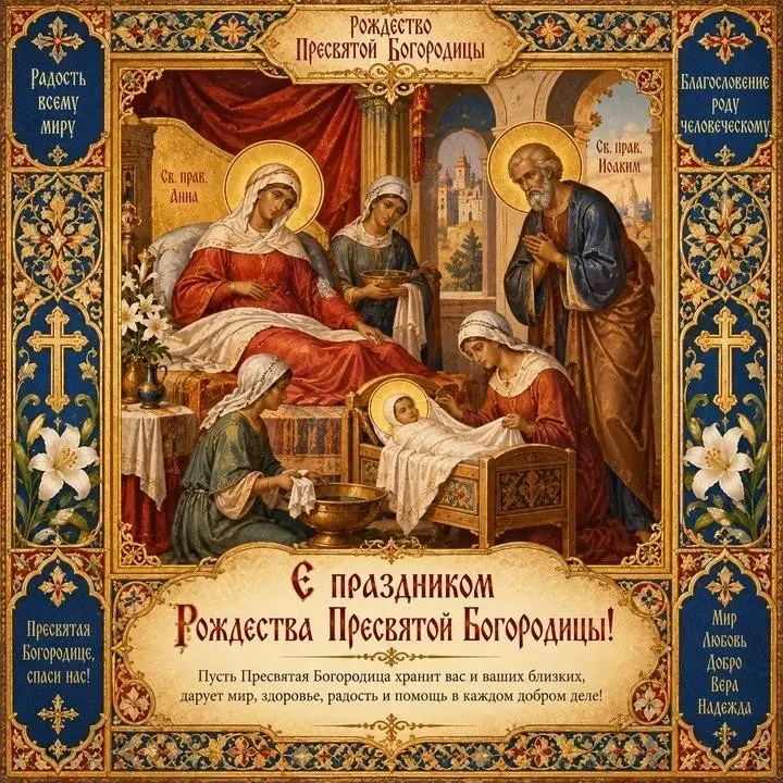 С праздником Рождества Пресвятой Богородицы | Сетка — социальная сеть от hh.ru