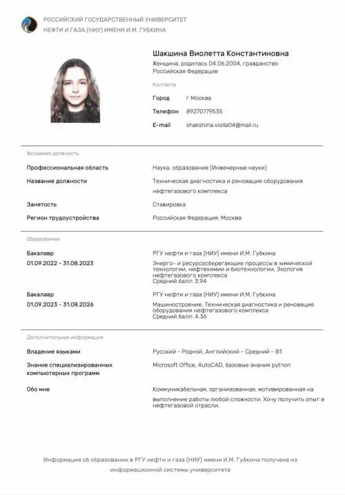 Виолетта Шакшина