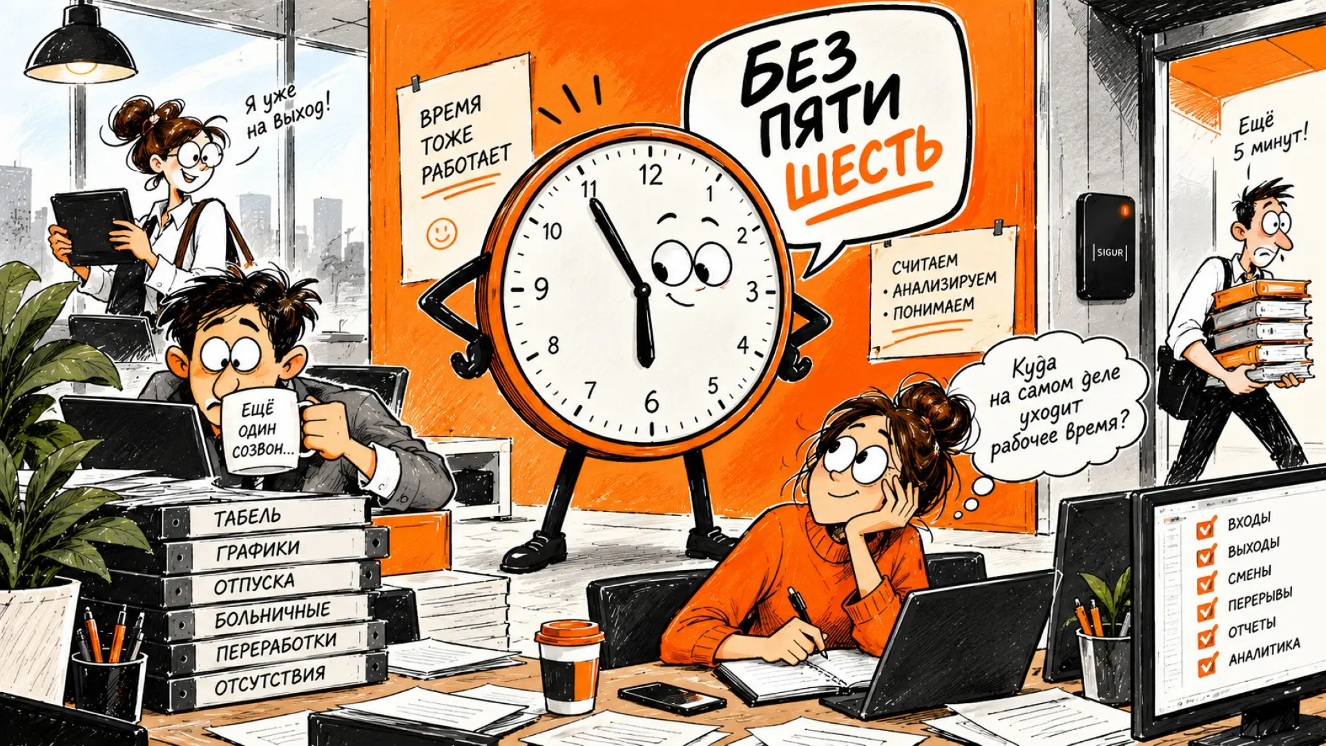 Без пяти шесть | Сетка — социальная сеть от hh.ru