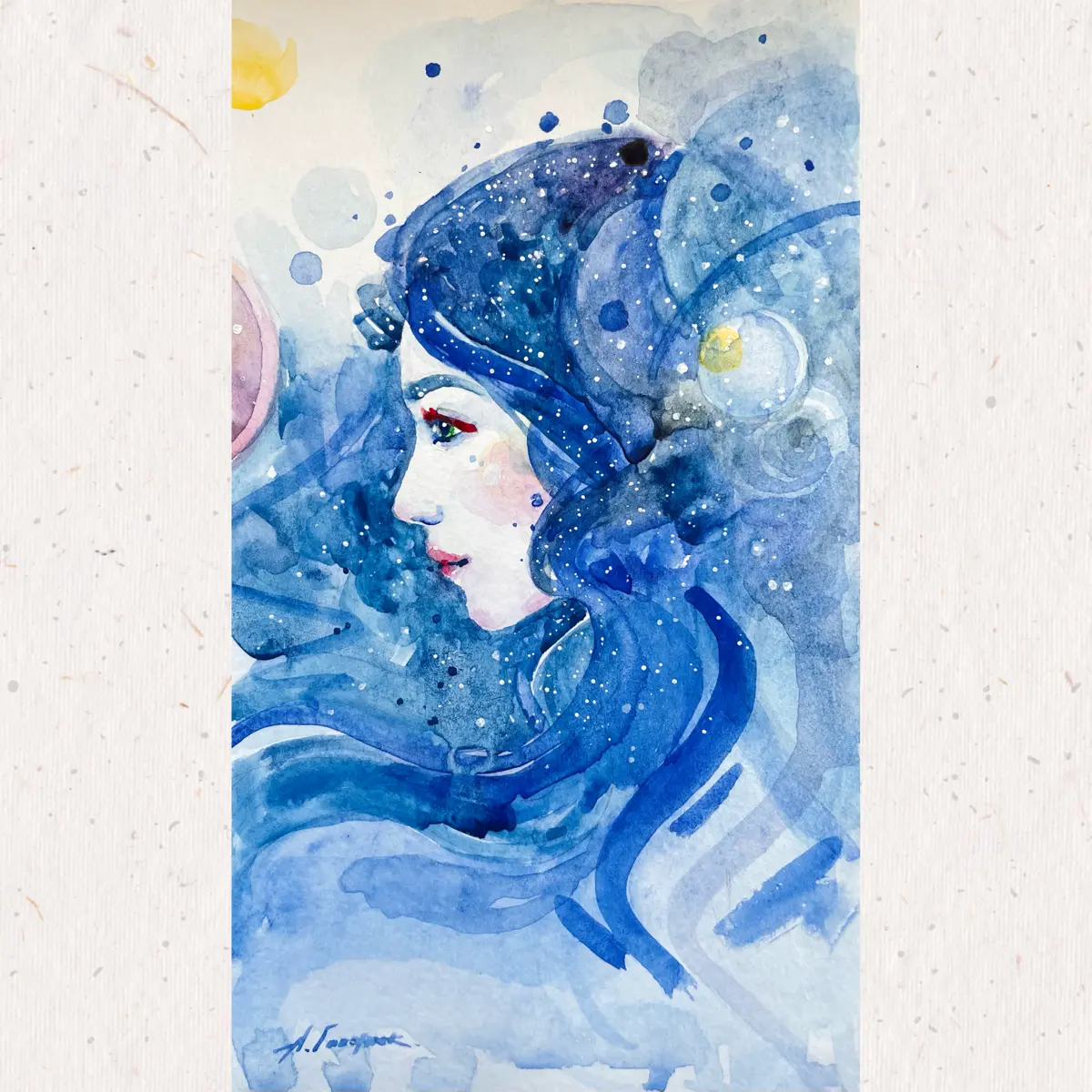 💙Люблю акварель, это для меня хобби и расслабление.
Никогда не знаешь наверняка, как поведет себя пигмент, где образуется красивое пятно, а где — тонкий переход.
#акварель #иллюстрация | Сетка — социальная сеть от hh.ru