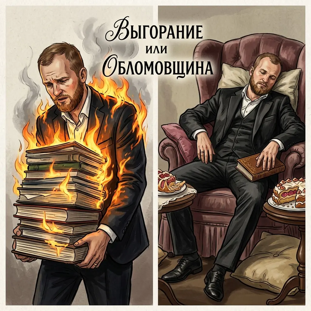 ВЫГОРАНИЕ -ЭТО ОБЛОМОВЩИНА С ХОРОШИМ ПИАРОМ | Сетка — социальная сеть от hh.ru