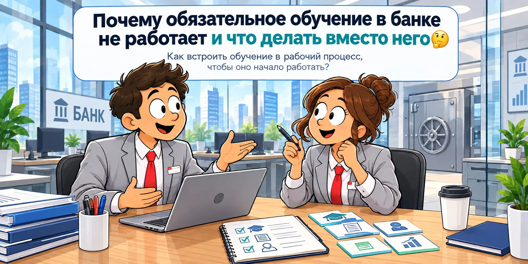 Почему обязательное обучение в банке не работает🤔 | Сетка — социальная сеть от hh.ru