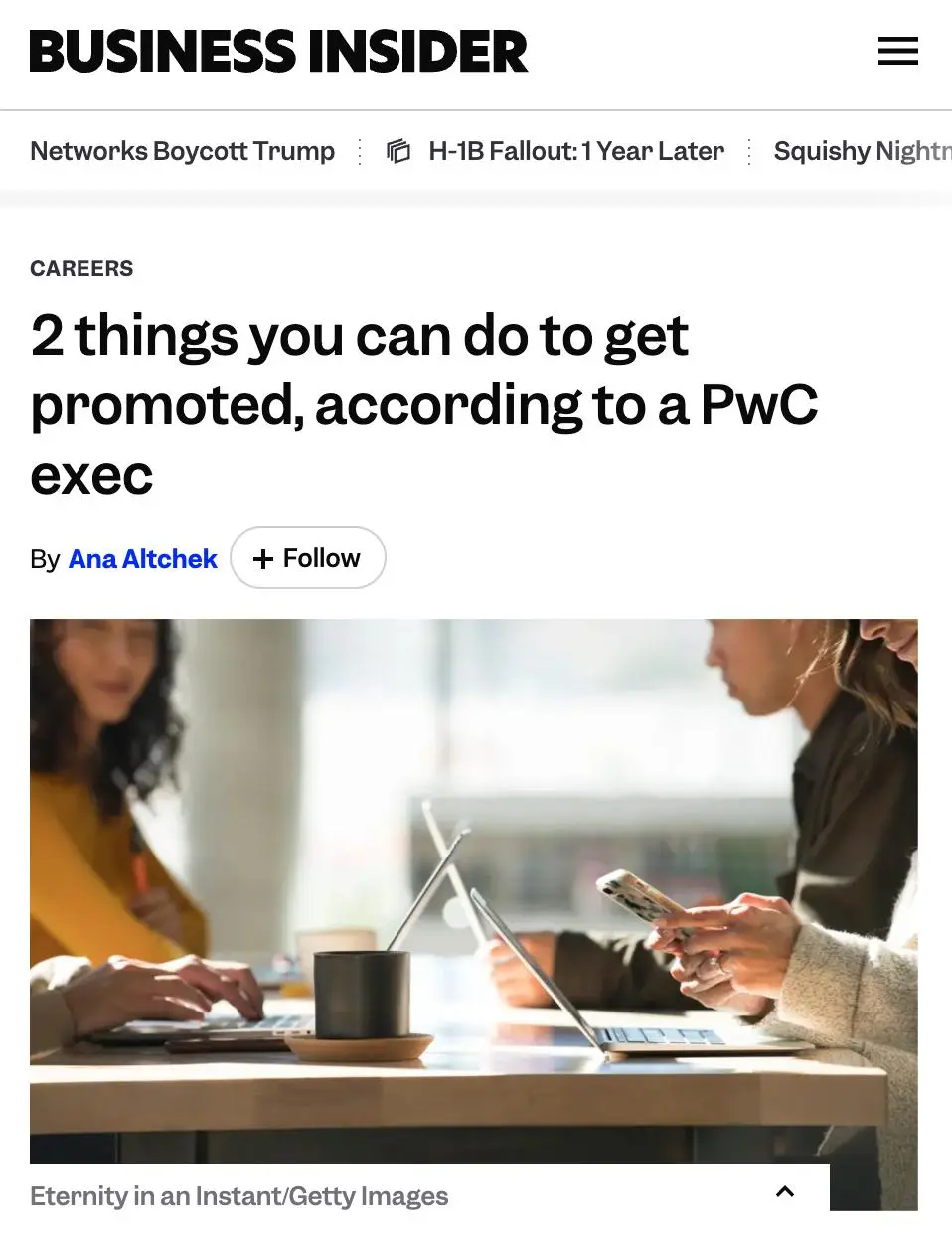 Два правила от топ-менеджера PwC
Даллас Долен больше 20 лет проводит ревью и решает, кому двигаться дальше по карьерной лестнице в консалтинге (сейчас под его началом в PwC 7500 человек) | Сетка — социальная сеть от hh.ru