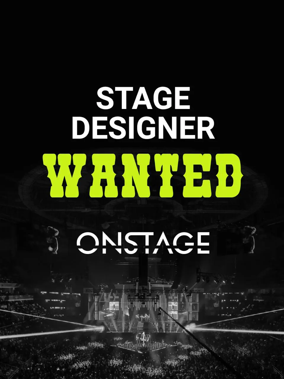 ❗️Шоу-продакшн ONSTAGE ищет 3D-таланты! ❗️
WANTED! В штат или под проект ищем 3D-художников / Сет Дизайнеров для разработки сцен и пространств для концертов, мероприятий, выставок | Сетка — социальная сеть от hh.ru