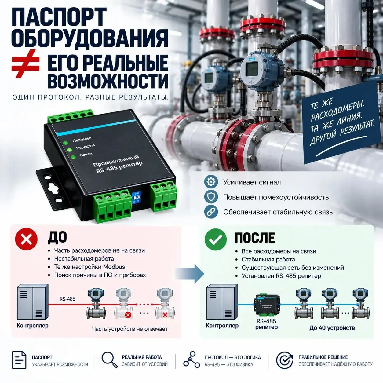 Паспорт оборудования ≠ реальные характеристики системы
На одном из проектов мы выполняли импортозамещение действующего шкафа управления | Сетка — социальная сеть от hh.ru