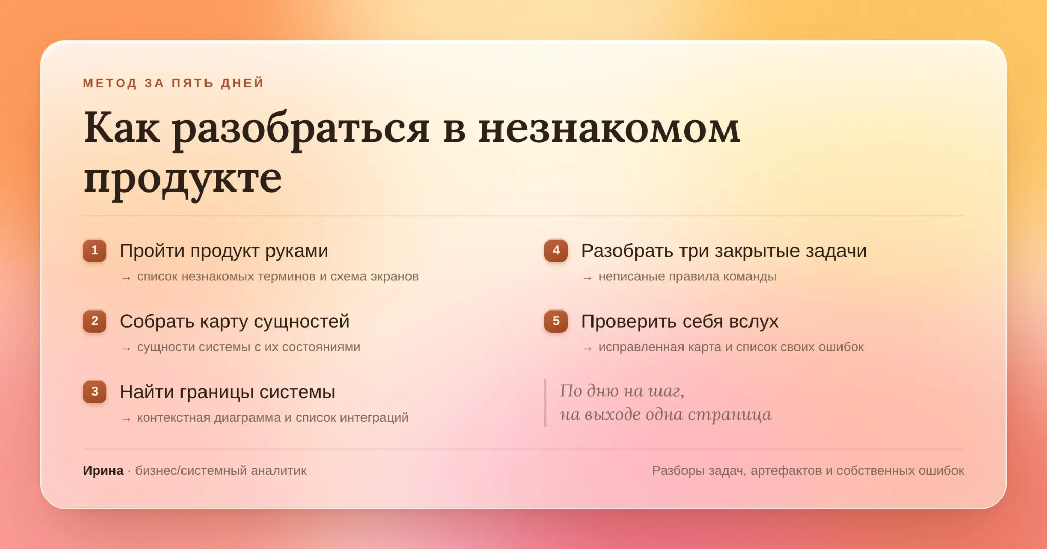 Как разобраться в незнакомом продукте за неделю | Сетка — социальная сеть от hh.ru