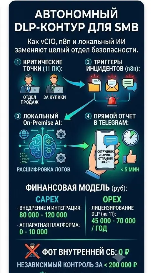 Архитектура бережливой DLP | Сетка — социальная сеть от hh.ru