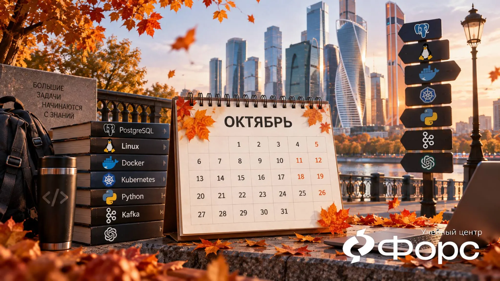 Курсы УКЦ ФОРС в октябре: PostgreSQL, Linux, Docker, Kubernetes, ИИ и Python
В октябрьском расписании — обучение для разработчиков, администраторов, DevOps-инженеров и специалистов, которые работают с... | Сетка — социальная сеть от hh.ru