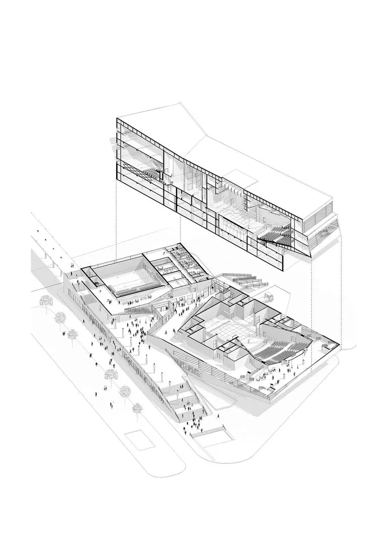 3d разрез в концепции из revit-модели | Сетка — социальная сеть от hh.ru
