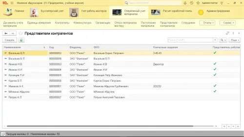 Network member avatar