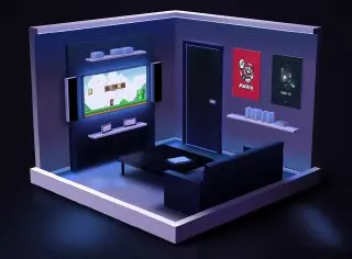 3D Room - Pure CSS
3D комната, сделанная с помощью PUG и SCSS
https://codepen.io/ricardoolivaalonso/pen/mdPzrpe | Сетка — социальная сеть от hh.ru
