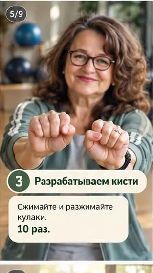 🌿 5 минут для суставов — и утро начинается легче!
Знакомо чувство, когда утром хочется сначала немного размяться, а уже потом браться за дела?
С возрастом суставам особенно важно регулярное движение | Сетка — социальная сеть от hh.ru