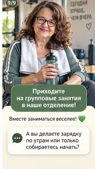 🌿 5 минут для суставов — и утро начинается легче!
Знакомо чувство, когда утром хочется сначала немного размяться, а уже потом браться за дела?
С возрастом суставам особенно важно регулярное движение | Сетка — социальная сеть от hh.ru
