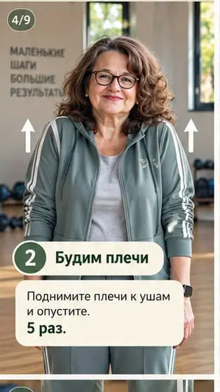🌿 5 минут для суставов — и утро начинается легче!
Знакомо чувство, когда утром хочется сначала немного размяться, а уже потом браться за дела?
С возрастом суставам особенно важно регулярное движение | Сетка — социальная сеть от hh.ru