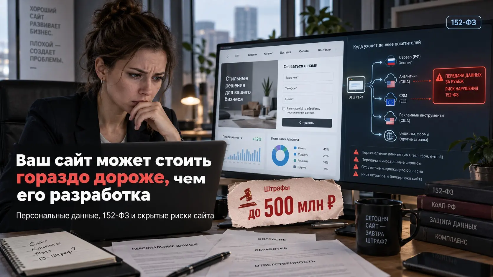 До 500 млн рублей штрафа может принести ваш сайт | Сетка — социальная сеть от hh.ru
