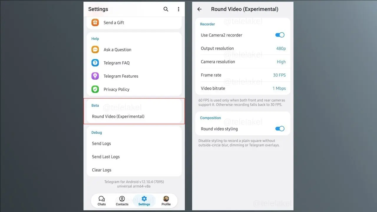 ⭐️Кружки в Telegram ждёт АПГРЕЙД — в бета-версии мессенджера для Android добавили настройки видеосообщений «Круговое видео»:
⭐️Выходное разрешение: 360p или 480p
⭐️Разрешение камеры: высокое (High), с... | Сетка — социальная сеть от hh.ru