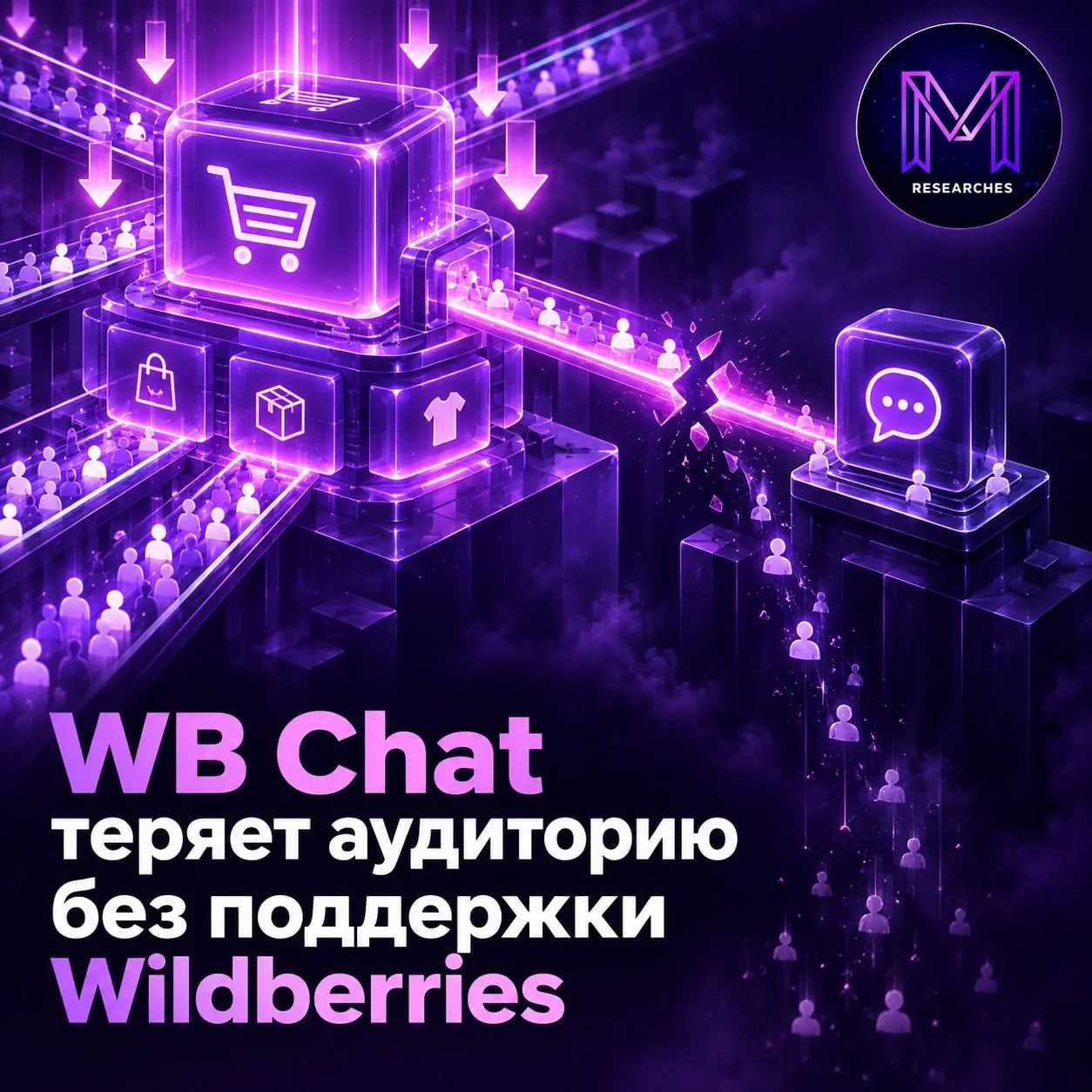 ⚡️ WB Chat потерял скачивания без поддержки Wildberries
После прекращения активного продвижения со стороны Wildberries приложение почти перестали скачивать | Сетка — социальная сеть от hh.ru