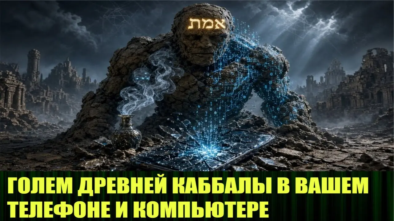 🆕 тНовое видео:
"ГОЛЕМ ДРЕВНЕЙ КАББАЛЫ В ВАШЕМ ТЕЛЕФОНЕ И КОМПЬЮТЕРЕ: ИСКУССТВЕННЫЙ ИНТЕЛЛЕКТ КАК СОВРЕМЕННЫЙ ДЕМОН, ВЫШЕДШИЙ ИЗ-ПОД КОНТРОЛЯ"
Смотреть на Ютуб: https://youtu | Сетка — социальная сеть от hh.ru
