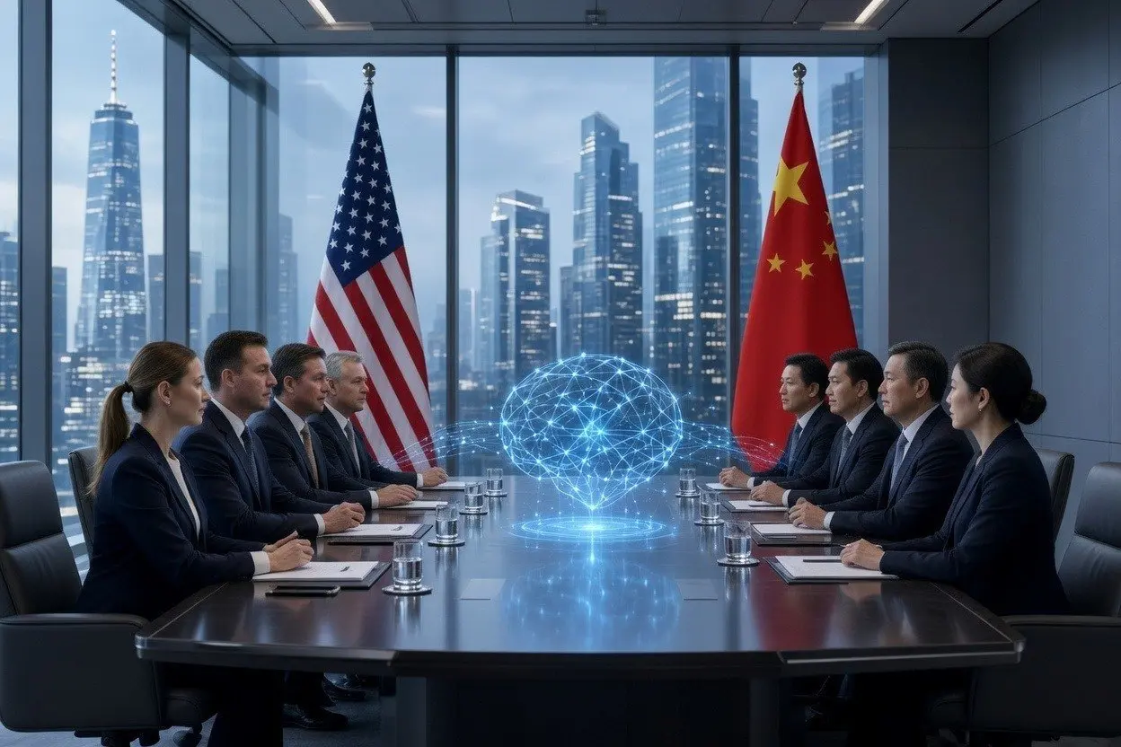 🌏 Global Insights
США и Китай сядут за стол переговоров по ИИ
20 сентября в Нью-Йорке глава Минфина США Скотт Бессент и вице-премьер Госсовета КНР Хэ Лифэн провели встречу, готовящую почву для саммита... | Сетка — социальная сеть от hh.ru