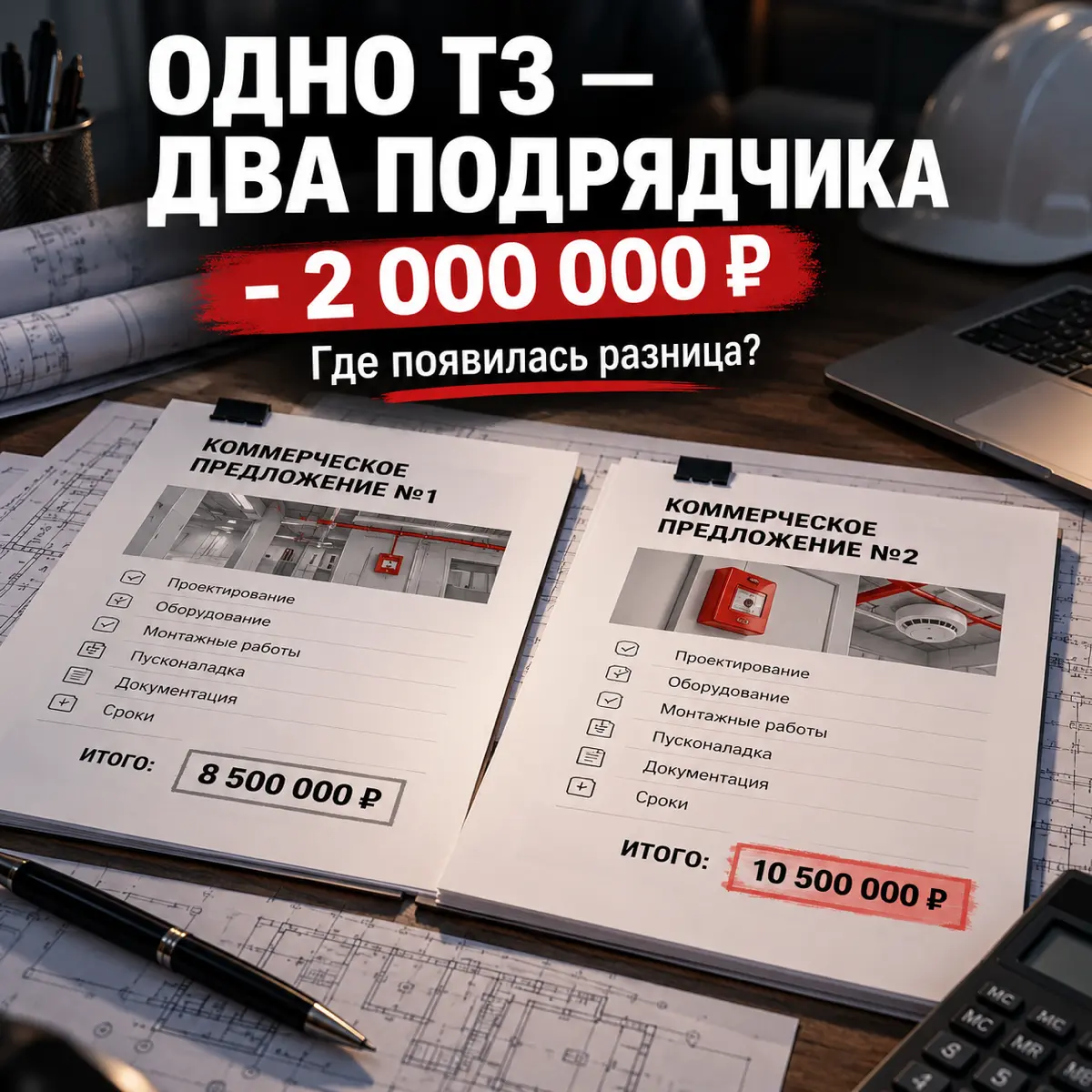 Два подрядчика. Два миллиона разницы. | Сетка — социальная сеть от hh.ru