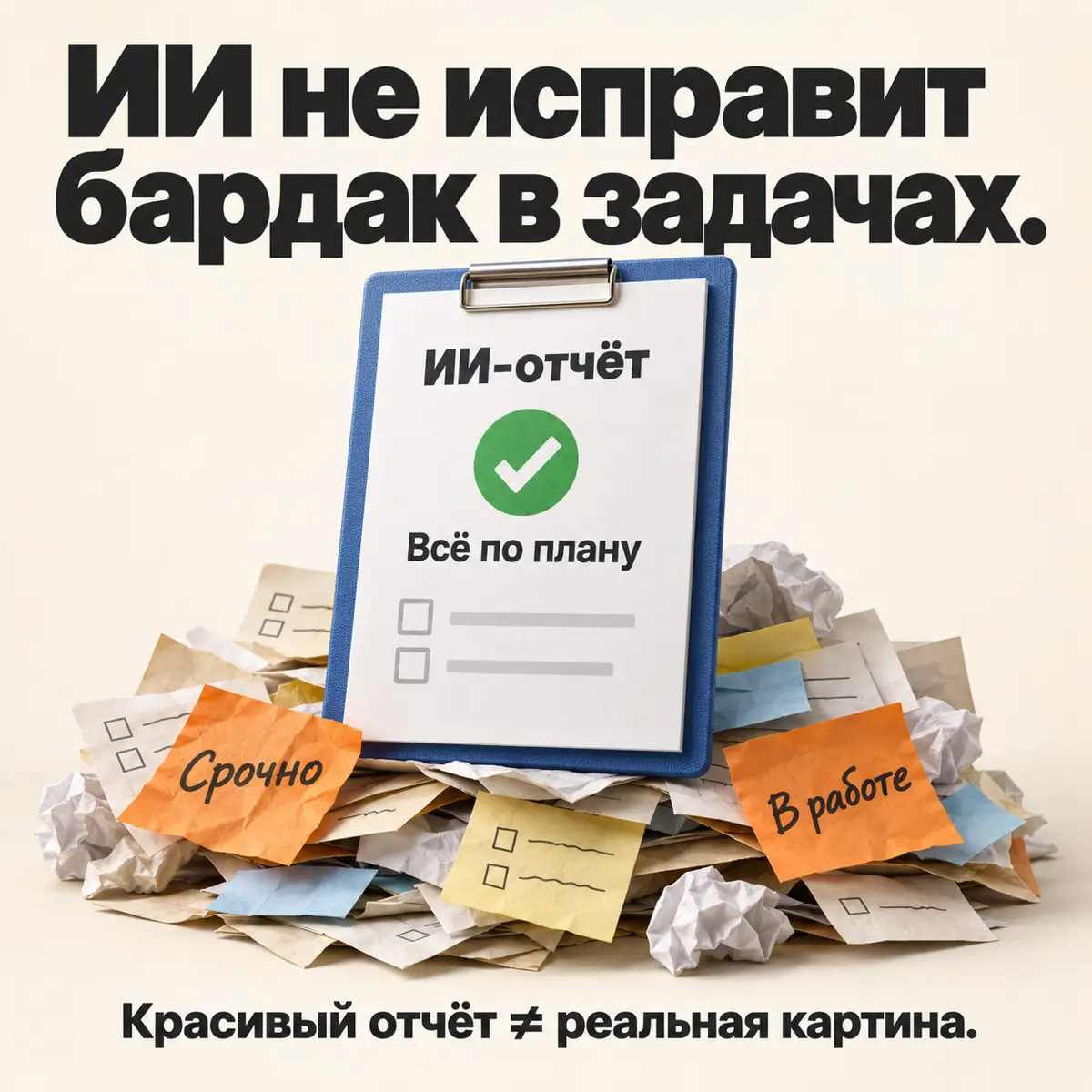 Если в задачах бардак, ИИ будет рассказывать про бардак | Сетка — социальная сеть от hh.ru
