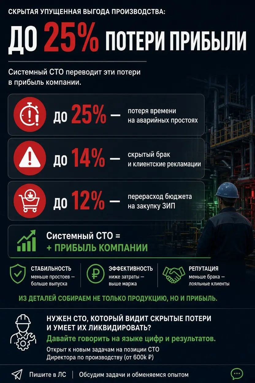 Почему СТО и Директор по производству — самые недооцененные (и жизненно важные) люди в компании?
В бизнесе есть популярное заблуждение: кажется, что выручку генерируют только продажи и маркетинг, а те... | Сетка — социальная сеть от hh.ru