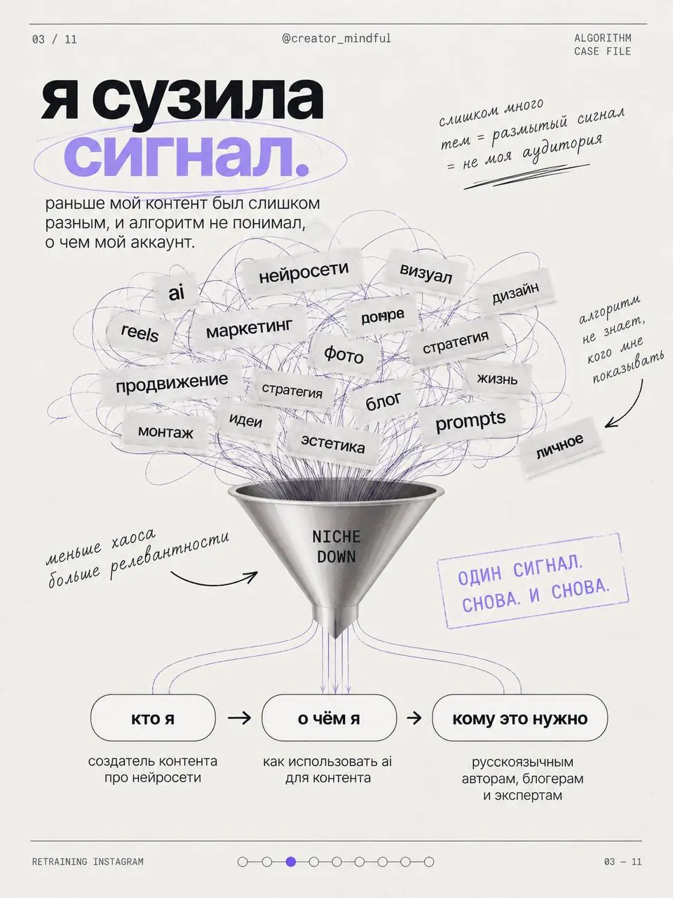 Когда Reels улетели в Иран и Индию, мне сказали:
«Проще создать новый аккаунт».
Но они не учли один важный фактор:
мне было лень 😂
Поэтому вместо нового аккаунта я решила переучить старый | Сетка — социальная сеть от hh.ru